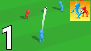 Super Goal - Soccer Stickman - Gameplay / Walkthrough - Part 1 (IOS & Android) All Levels 1-5 screenshot 3