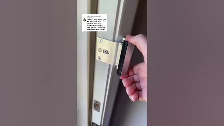 Home Security Door Reinforcement Lock - Child Proof High Security Door Lock