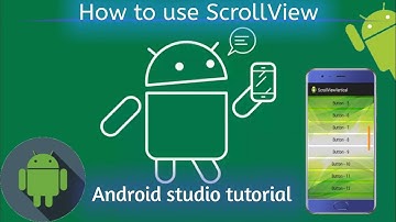 How to use ScrollView in Android Application for android studio 3.0.2 full tutorial  2018 ( part-2 )