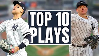 Top 10 Defensive Plays From The Yankees 2023 Season