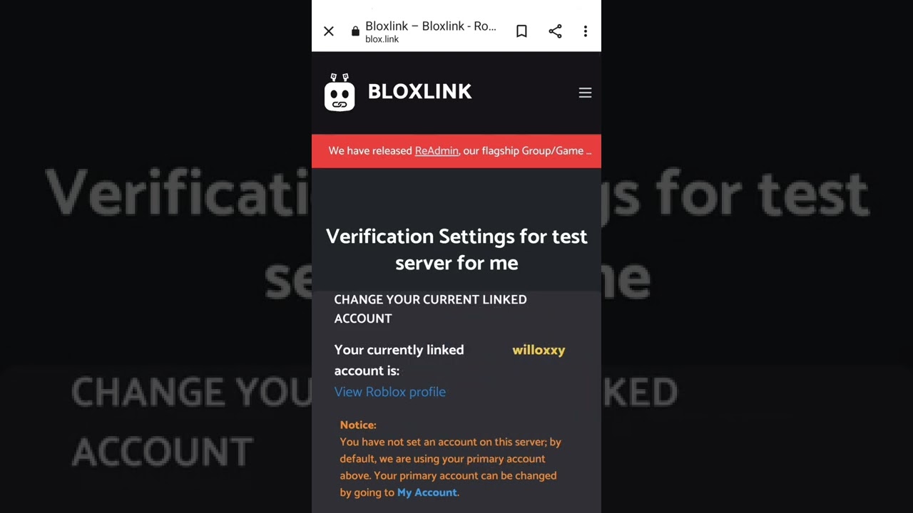 how to set up bloxlink (mobile) 