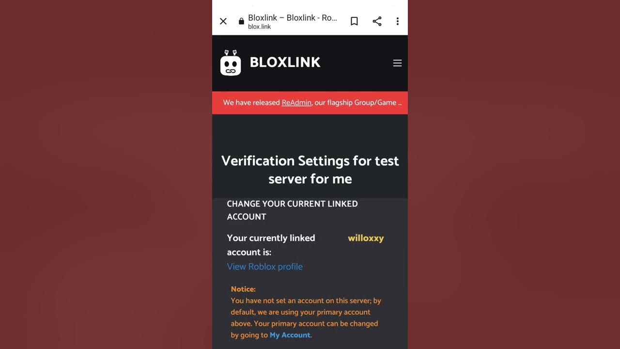 Bloxlink on X: Update! Due to the significant userbase that