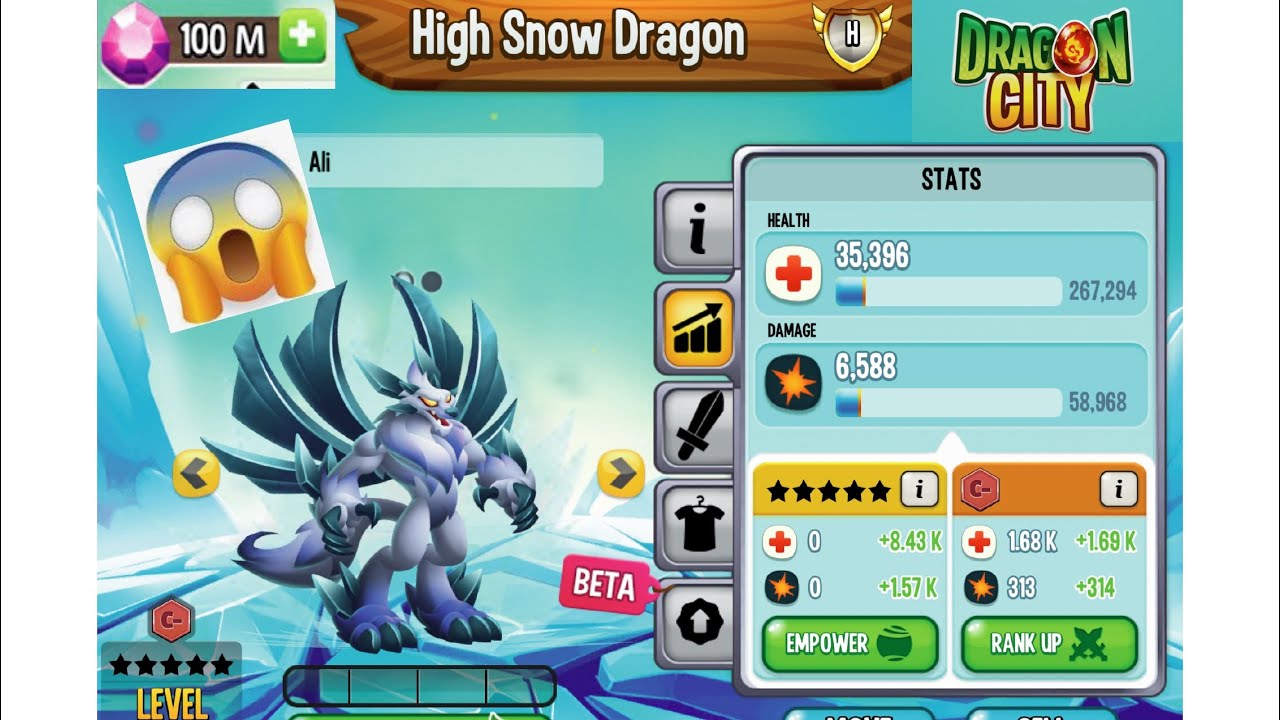 New High Snow Dragon! Dragon City