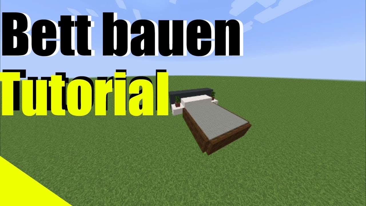 Wie Baut Man Ein Bett In Minecraft Minecraft - Tutorial: So baut ihr ein cooles Bett (mit Schleimblöcken