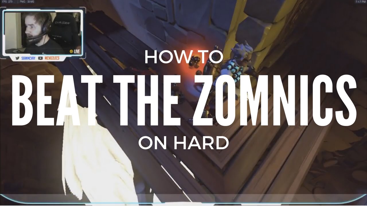 How to Beat the Zomnic Challenge on Hard Mode! | Overwatch