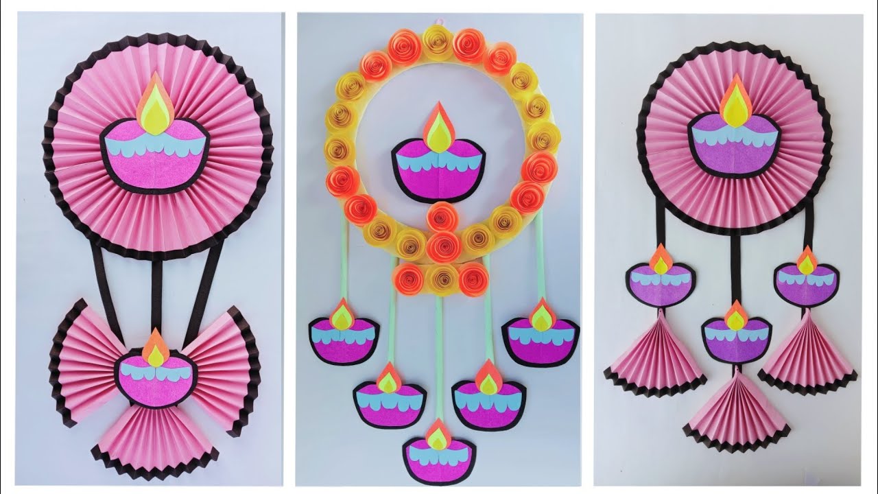 3DIY, Diwali Wall Hanging Decoration Idea / Easy And Beautiful / Diwali