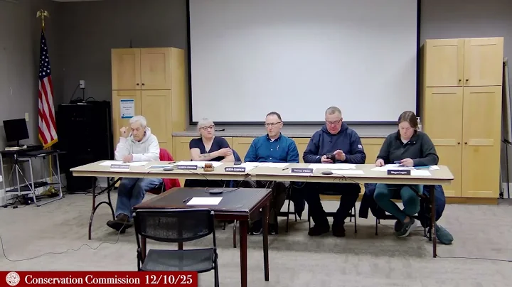 Conservation Commission Meeting 12/10/25