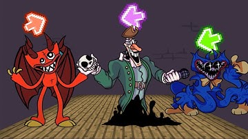 FNF Character Test DR LIVESEY HUGGY WAGGY  LARRY  |  NOOB VS PRO VS HACKER | | FNF MOD