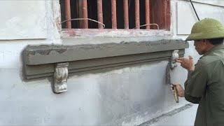 Smart Techniques Construction Window Sills - Rendering Sand And Cement Below Window Easy