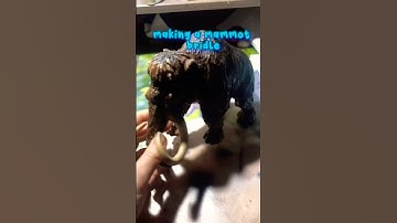 Making a mammoth bridle #schleich #diy #bridle #mammut