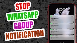 How to Stop WhatsApp Group Message Notifications Appearing on Screen in Tamil