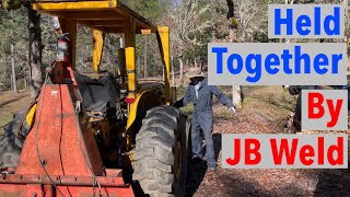 Incredible Logging Tractor JB Weld Repair and Maintenance