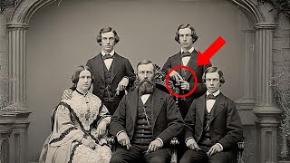 Why were historians shocked when they enlarged this 1860 family photo?