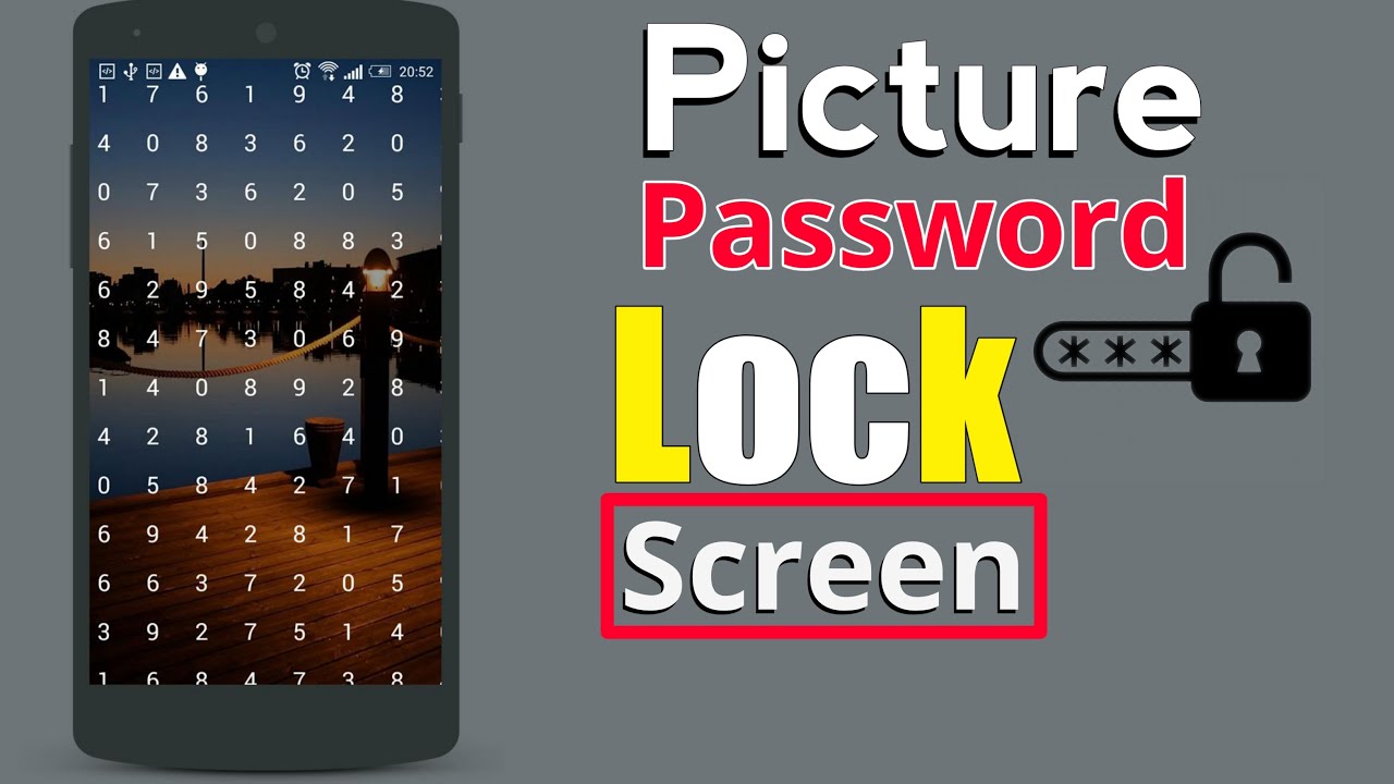 Picture Password Lock Screen For Android | How To Set Picture Lock On ...