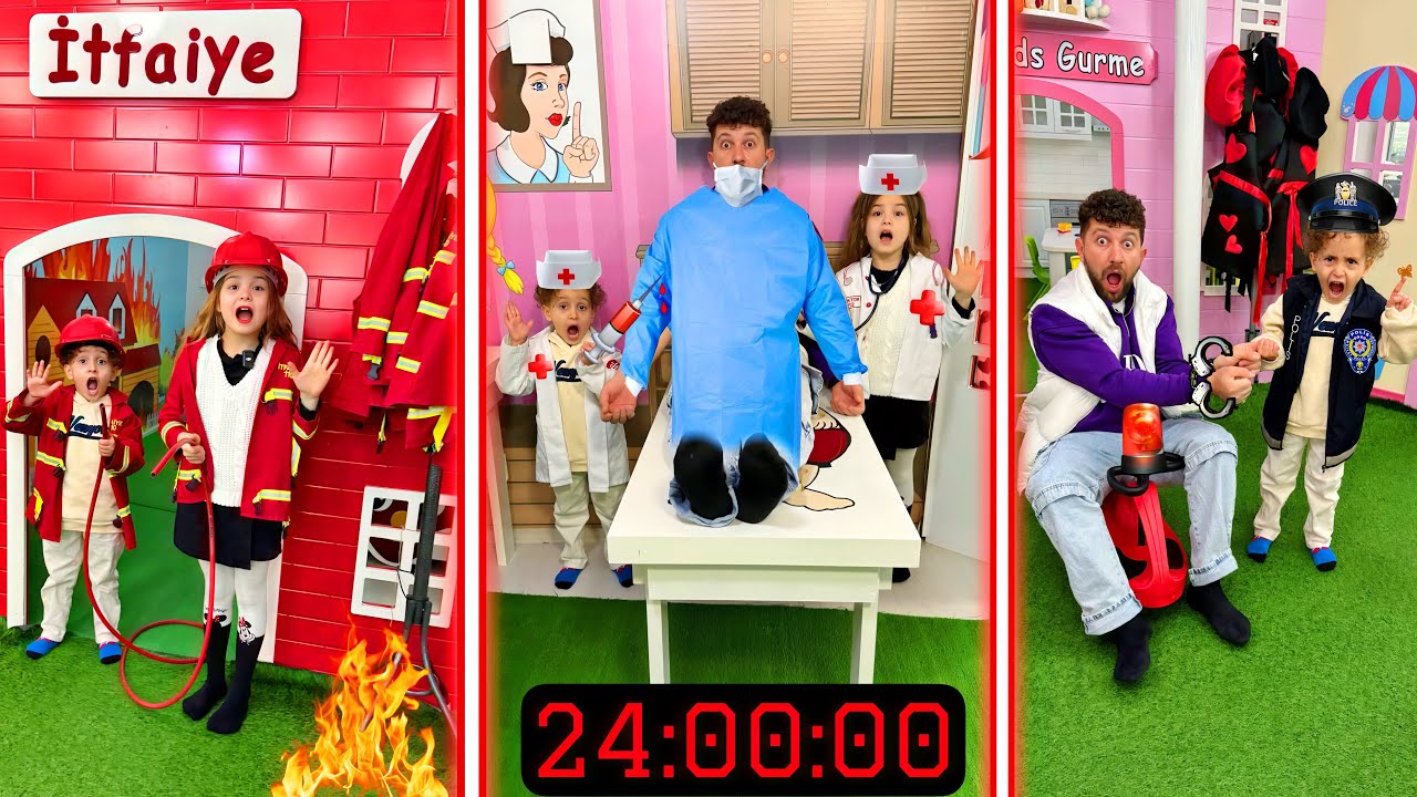 KUZEY ELİF İLE HAFTASONU 24 SAAT OYUN PARK VLOG ‼️ 24 SAAT VLOG !!