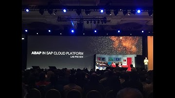 SAP TechEd 2017: ABAP is coming to SAP Cloud Platform