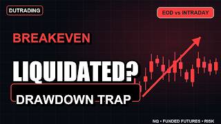 Why Funded Traders Get Liquidated at Breakeven | Intraday vs EOD Drawdown