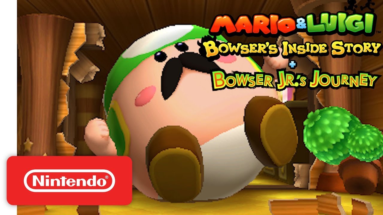 Vi ses kjole enkelt gang Mario & Luigi: Bowser's Inside Story + Bowser Jr.'s Journey - Story Trailer  - Nintendo 3DS - YouTube