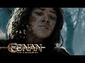A Young Conan Fights Off Ambushing Attackers During The Trials | Conan The Barbarian