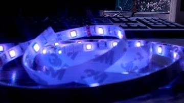 RGB ledstrip on arduino electret msgeq7