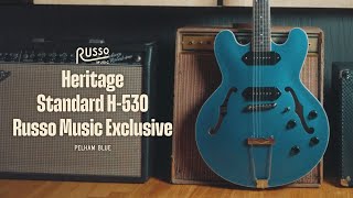 Heritage Standard H-530 Hollowbody, Russo Music Exclusive Pelham Blue | Bobby Hebb’s “Sunny” Cover