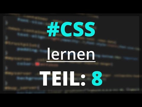 CSS lernen - Formular bearbeiten | Teil 8 [deutsch]