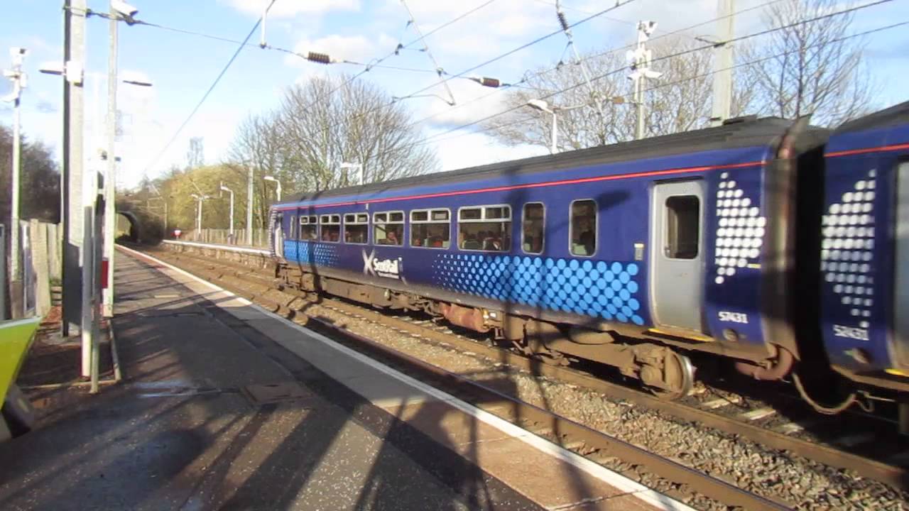 Scotrail 156431 Passing Curriehill at Speed