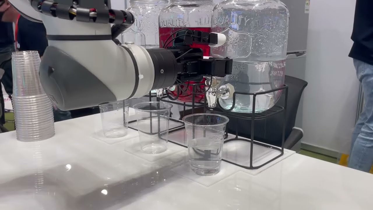 3Finger Robot Gripper Faucet operation demonstration (SMART TECH