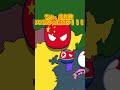 間違えて北朝鮮が日本本土にミサイルを落としたときの各国の反応 #ポーランドボール #shorts