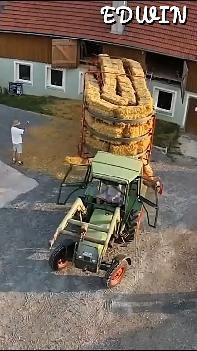 Modern Bale Trailer Machine