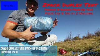 Zpack Duplex Tent Pack up & Go 2 Mins