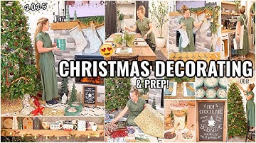 *CHRISTMAS* HOME DECORATING & ORGANIZATION IDEAS!!🎄 2025 CHRISTMAS DECORATE | ORGANIZING & CLEANING
