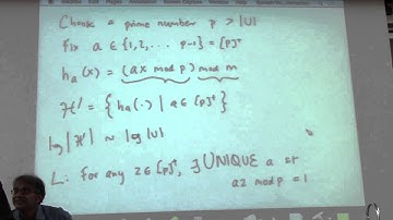 Advanced Algorithms (Fall 2015) Lecture 2