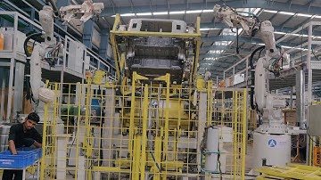 Affordable Robotic & Automation Ltd Inversion Mechanism with Robotic Spot Welding