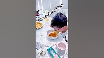 Ăn sáng với mỳ cay cấp độ 7 luôn #shorts #trending #funny