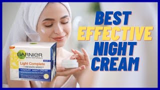 Garnier Light Complete Yoghurt Night Cream Review Yoghurt + Vitamin C does it work?