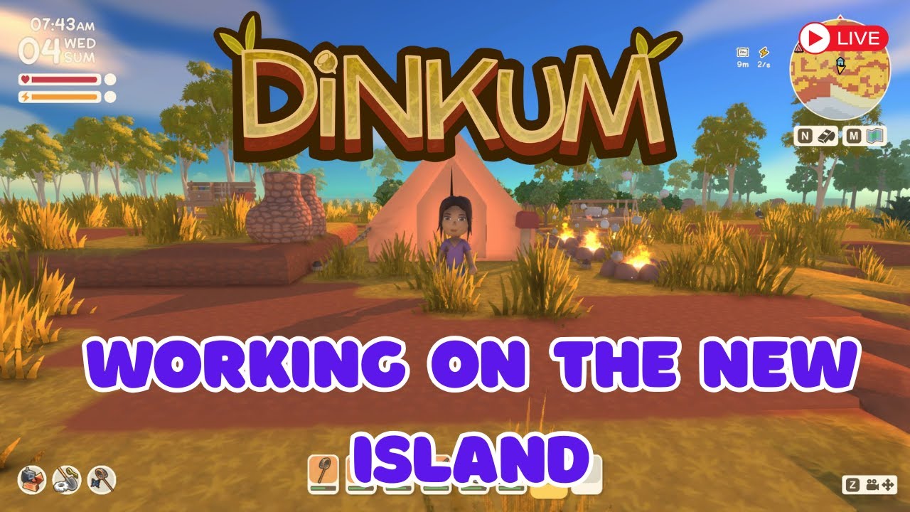 Dinkum || Back to Work on my New Island! - YouTube