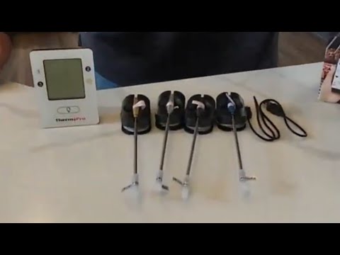 ThermoPro TP829 Super Long Range Wireless Meat Thermometer with 4 Probes  Setup Video 