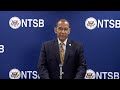 Chairman Hart Announces NTSB Special Investigation Report