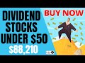 Top 6 High Dividend Stocks To BUY NOW For $50!!