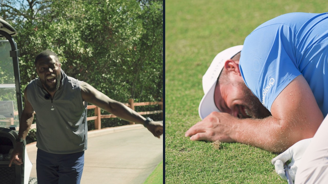 This is what happens when Kevin Hart caddies for Bryson...