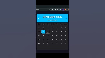Custom Calendar with Navigation