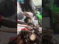 Arlen Ness Tear Chop mirrors on the Street Bob