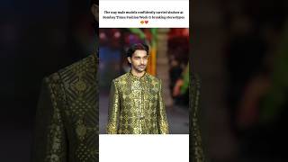 The way the male models at Bombay Times Fashion Week wore sindoor so confidently