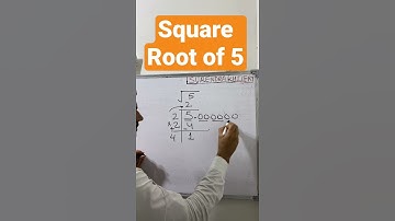 Square root of 5 in Hindi | #squarerootof  short video | Class 8