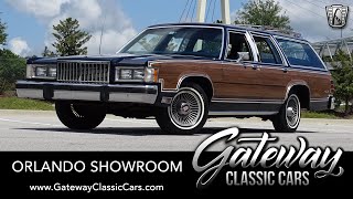 1987 Mercury Grand Marquis Colony Park LS Station Wagon For Sale Gateway Classic Cars Orlando #1672