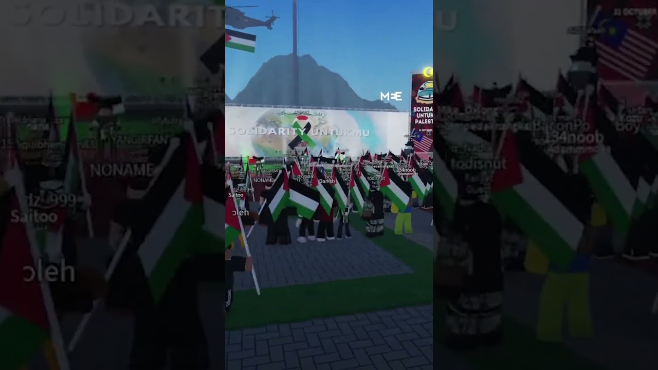 Popular video game found to be virtual hub for pro-Palestinian protests