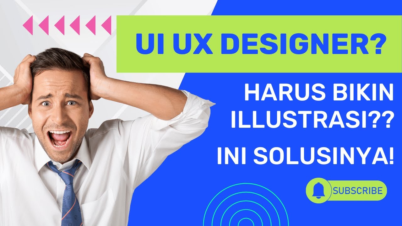 CARA CEPAT BIKIN ILLUSTRASI BUAT PROJECT UI UX DESIGNER - YouTube