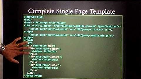 MUG2 Video10 - Developing Web Apps for iOS and Android - jQuery Mobile-PART2