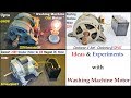 220V Washing Machine Universal Motor 14000 RPM -  FULL DC Motor Generator Experiment COMPILATION